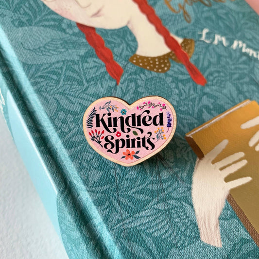 Anne of Green Gables - Kindred Spirits Wooden Pin