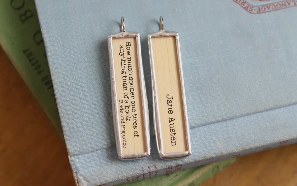 Book Quote Charms