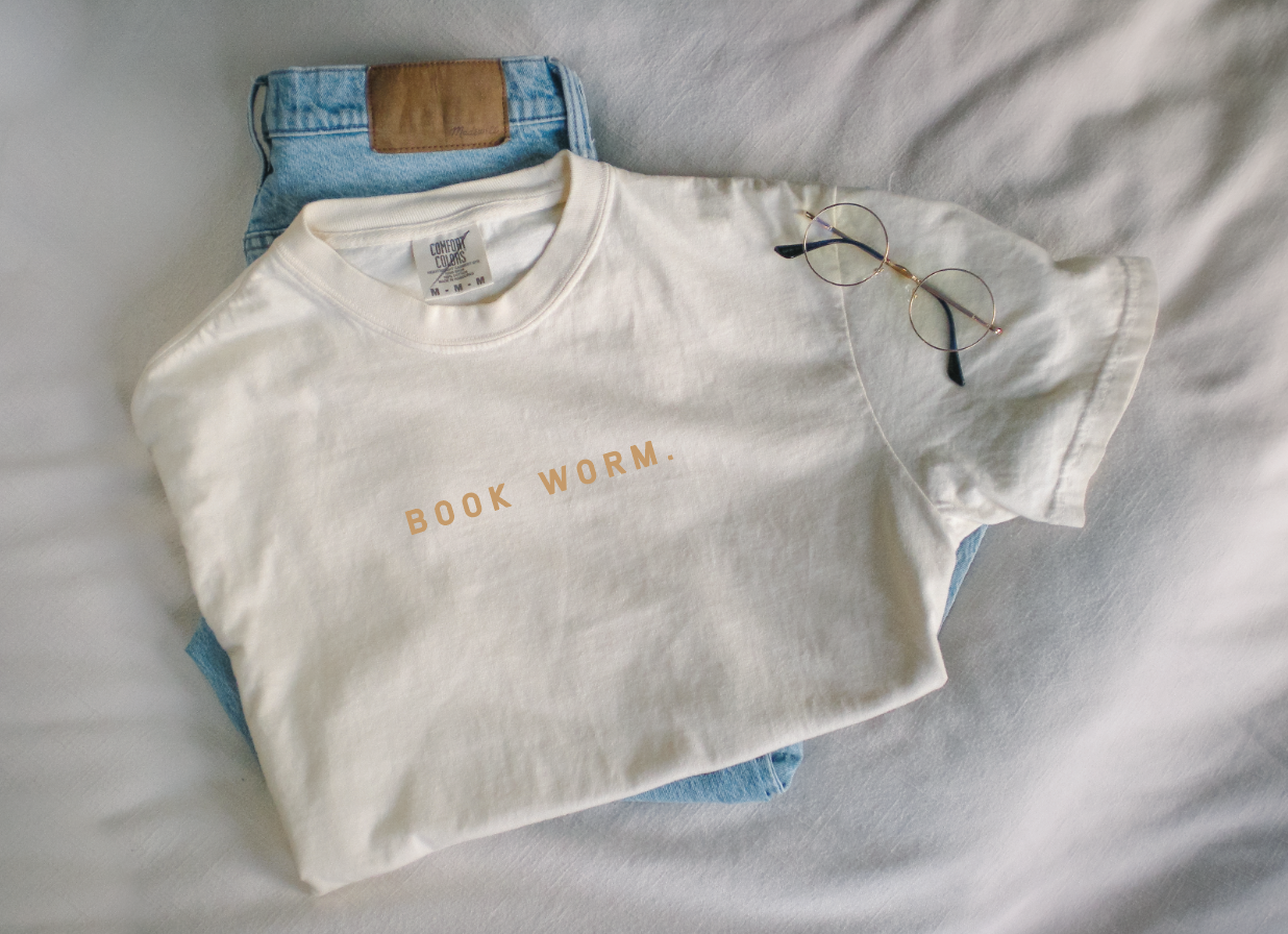 Book Worm Comfort Colors Tee