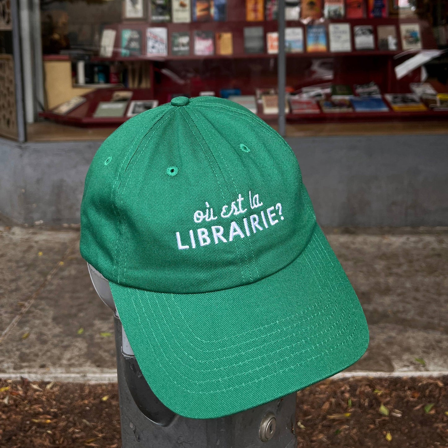 Ou est la Librairie hat - bookish hat Where is the Bookstore