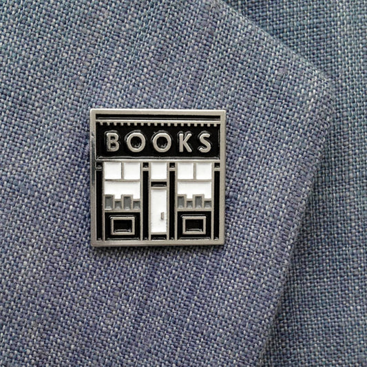 Book Shop enamel pin - bookstore pin - bookshop