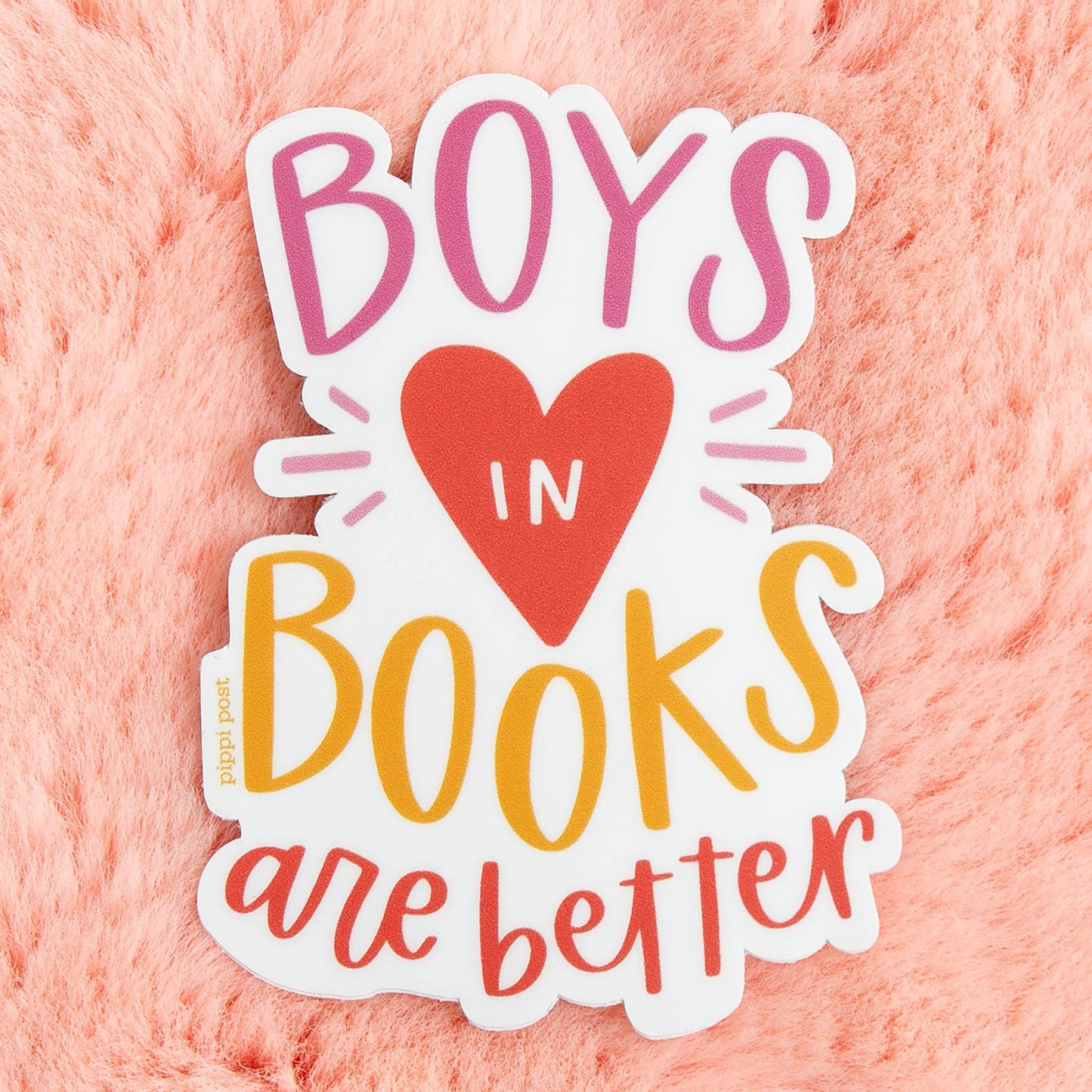 Boys in Books Decal Sticker