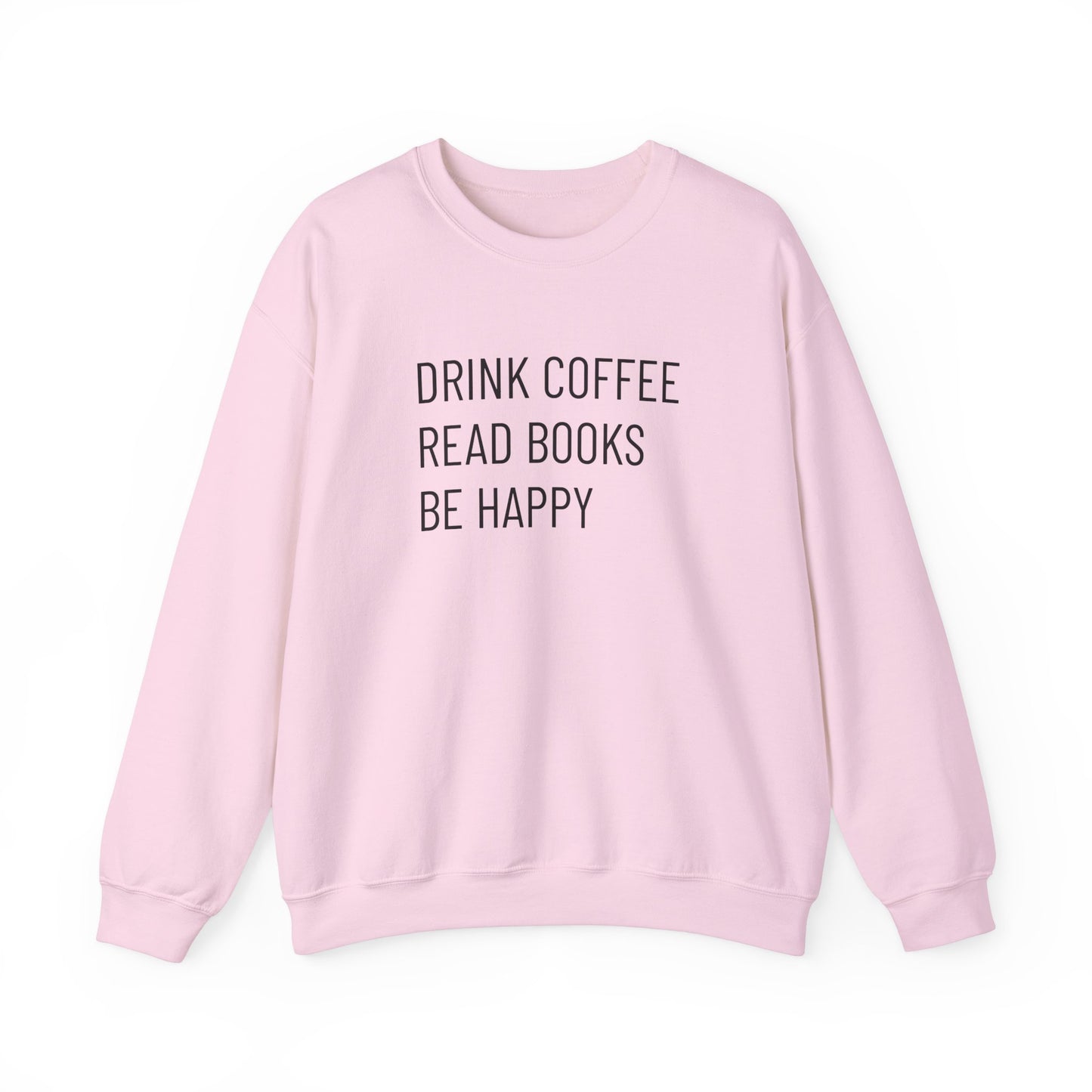 Coffee Books Happy - Unisex Heavy Blend™ Crewneck Sweatshirt