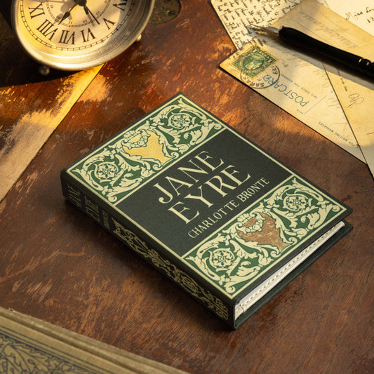 'Jane Eyre' (Forest Green) by Charlotte Brontë 1847 Passport/Notebook Wallet