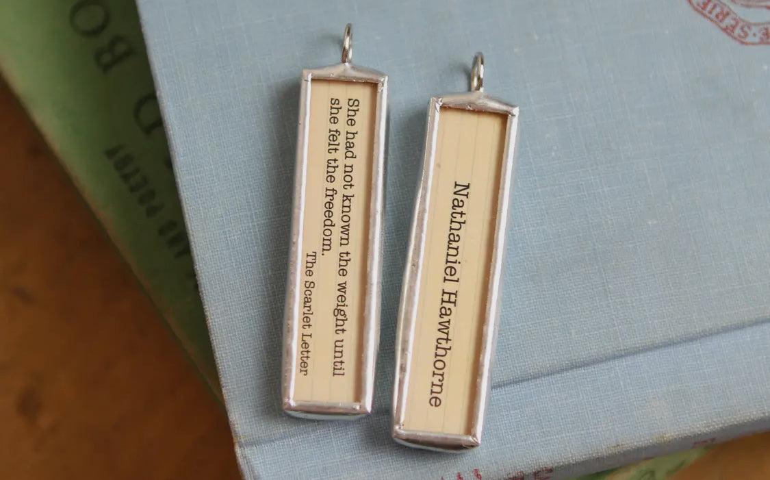 Book Quote Charms