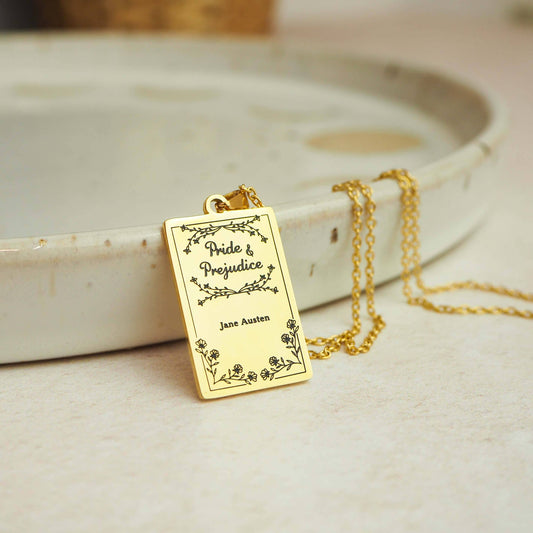 Pride and Prejudice Book Necklace