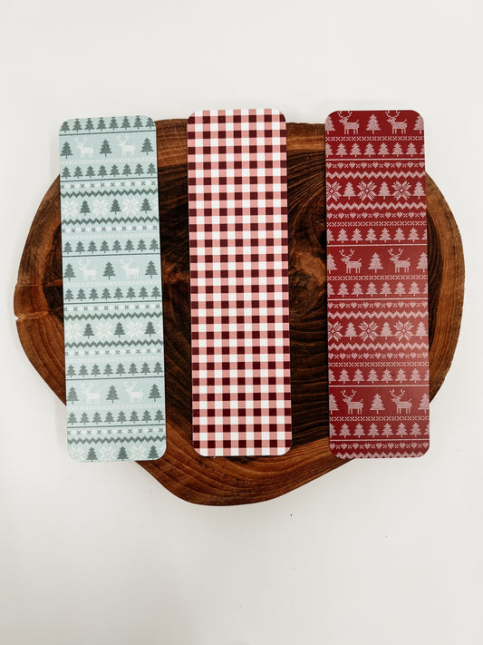 Holiday Sweater Bookmark Set