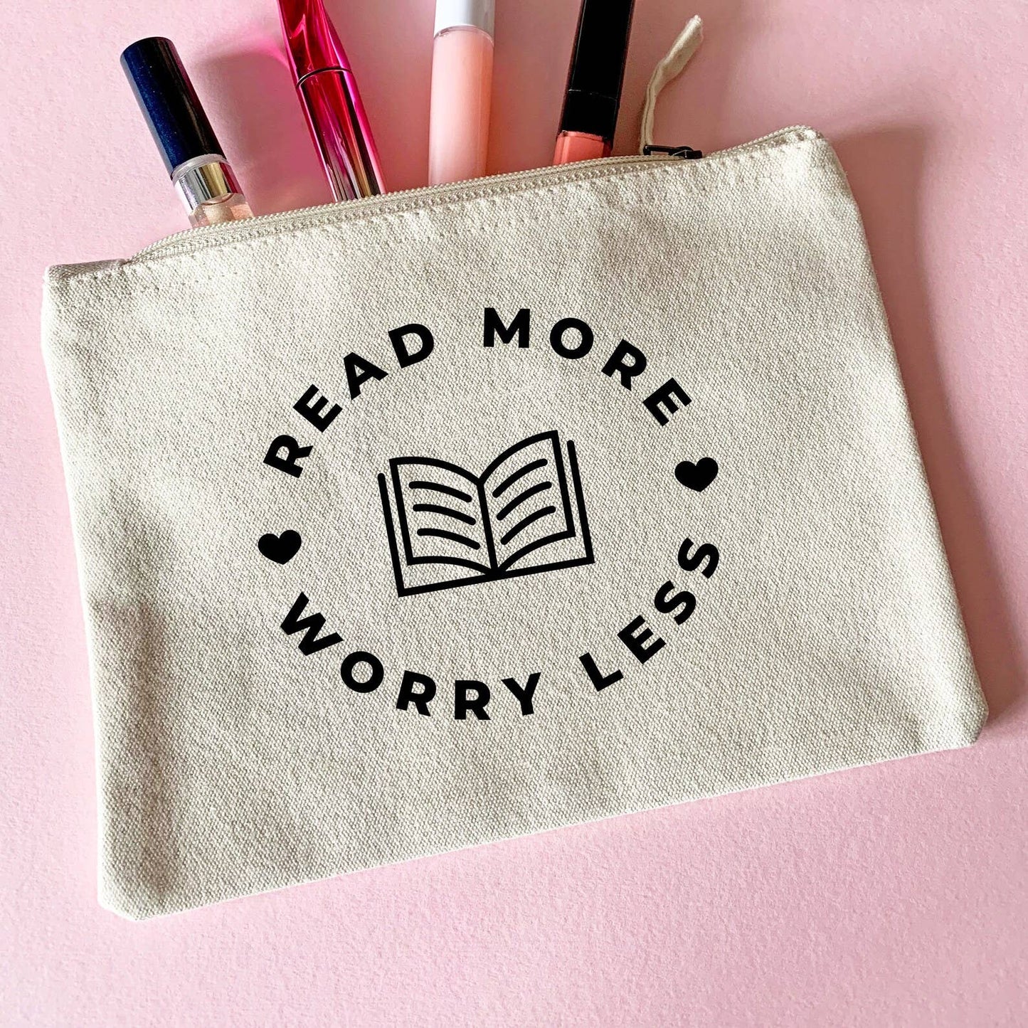 Read More Worry Less Accessory Pouch