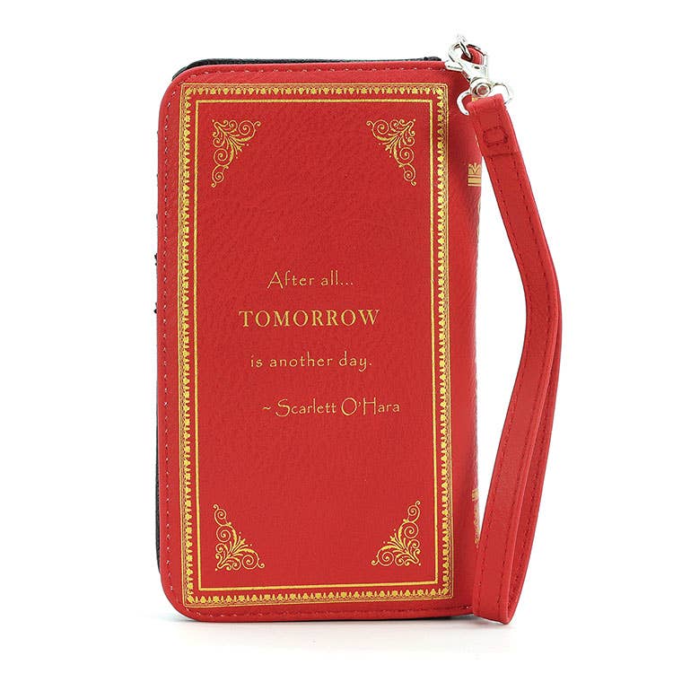 Gone with the Wind Book Wallet in Vinyl: Red