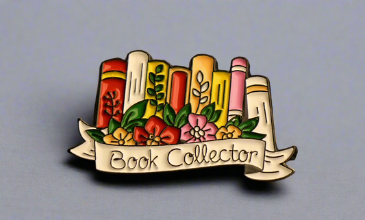 Book Collector Lapel Pin