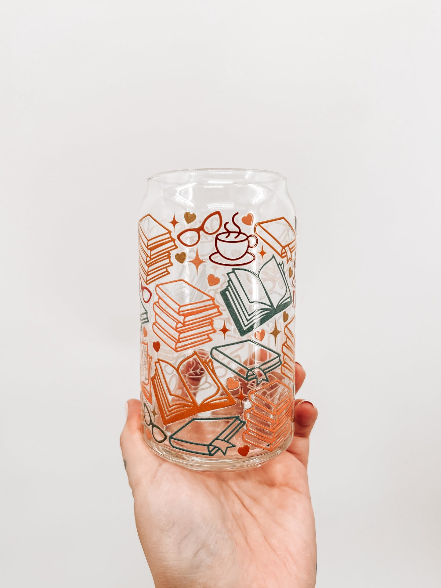 Bookish Glass Can - Ships Direct from Maker