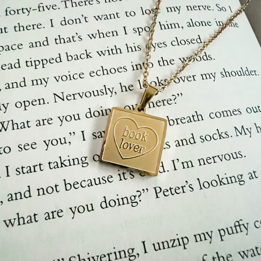 Book Lover Necklace