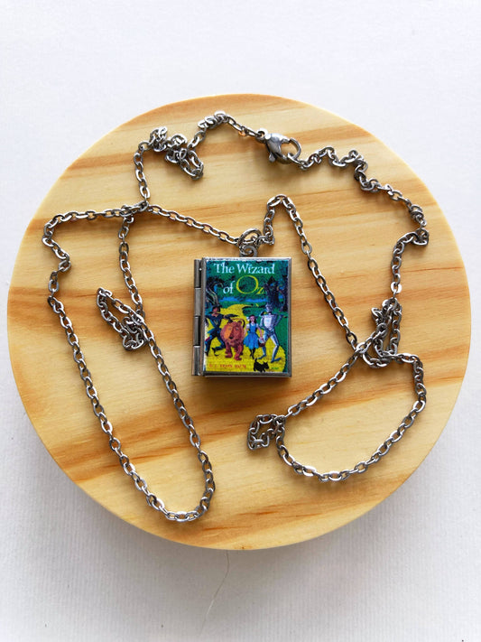 Book Locket The Wizard of Oz: Stainless Steel