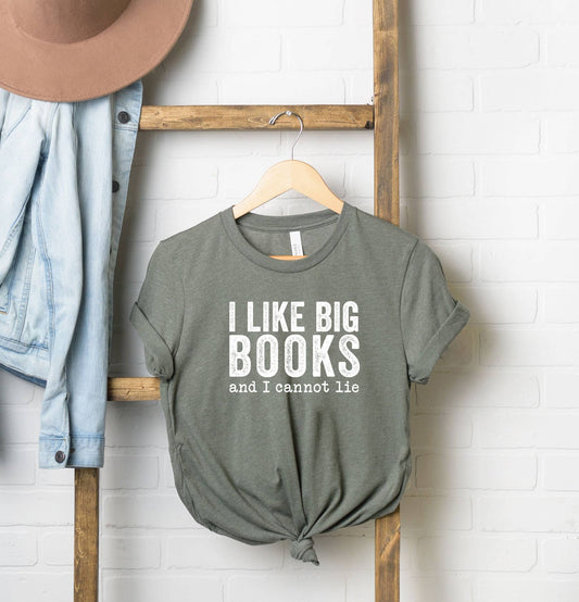 I Like Big Books Short Sleeve Graphic Tee