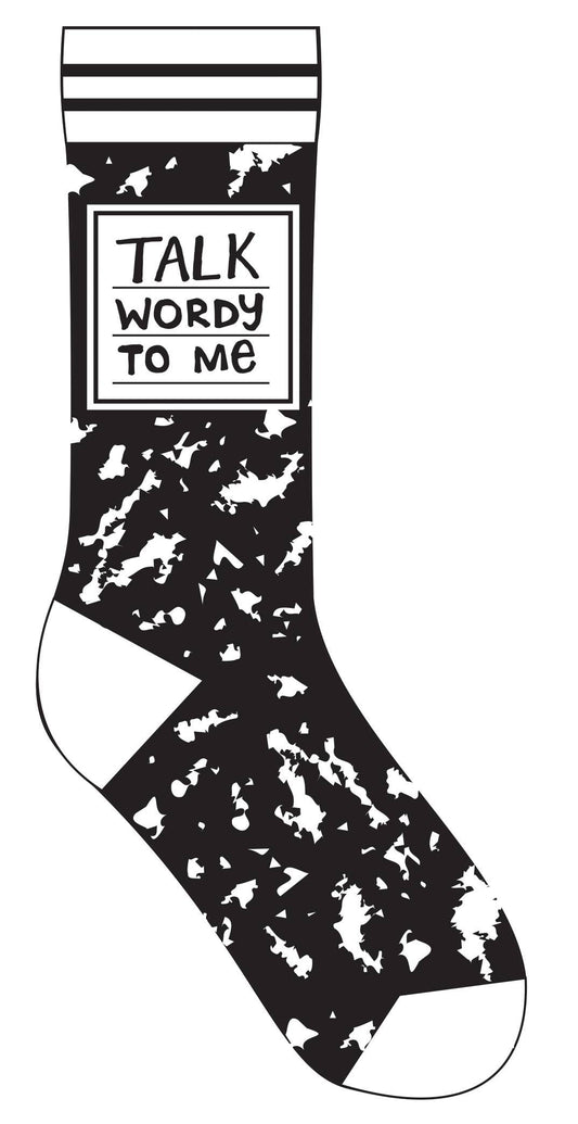 Talk Wordy to Me Socks