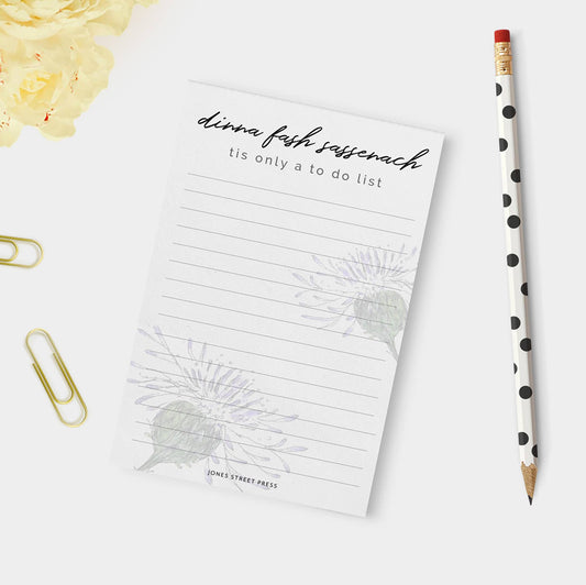 Outlander Inspired Notepad - Dinna Fash Sassenach