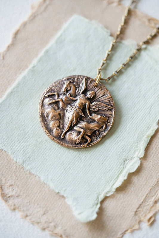 HEIRLOOM BUTTON Necklace - Goddess