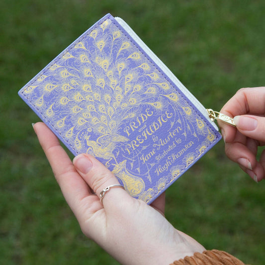 Pride and Prejudice Purple Book Coin Purse